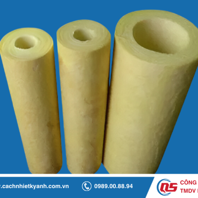 Rockwool material dạng ống