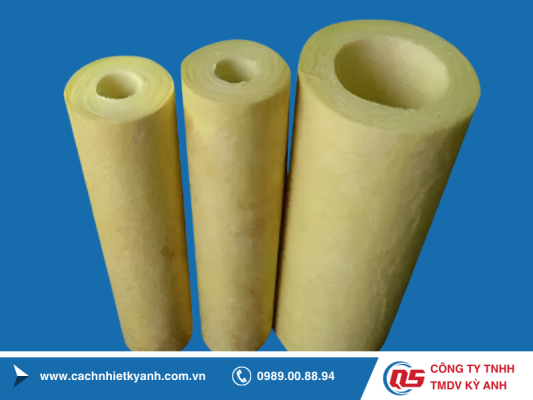 Rockwool material dạng ống