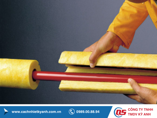 Ứng Dụng Bông Thủy Tinh Glasswool Pipe